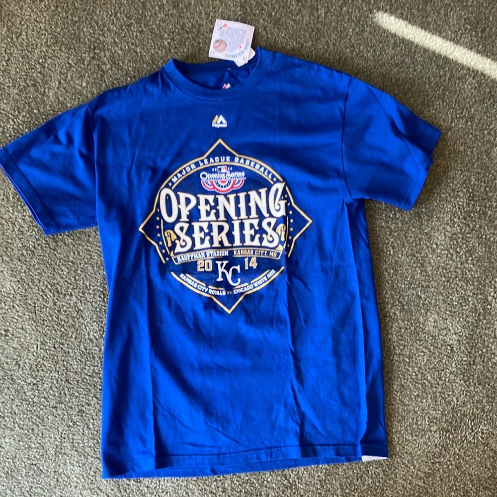 Majestic Opening Series MLB 2014 KC vs Cubs